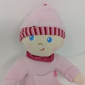 Haba Baby Doll First Luisa Girl Pink Plush